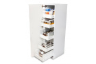  - Perforovaná boční strana 450 mm k vysoké zásuvce bílá MODERN BOX